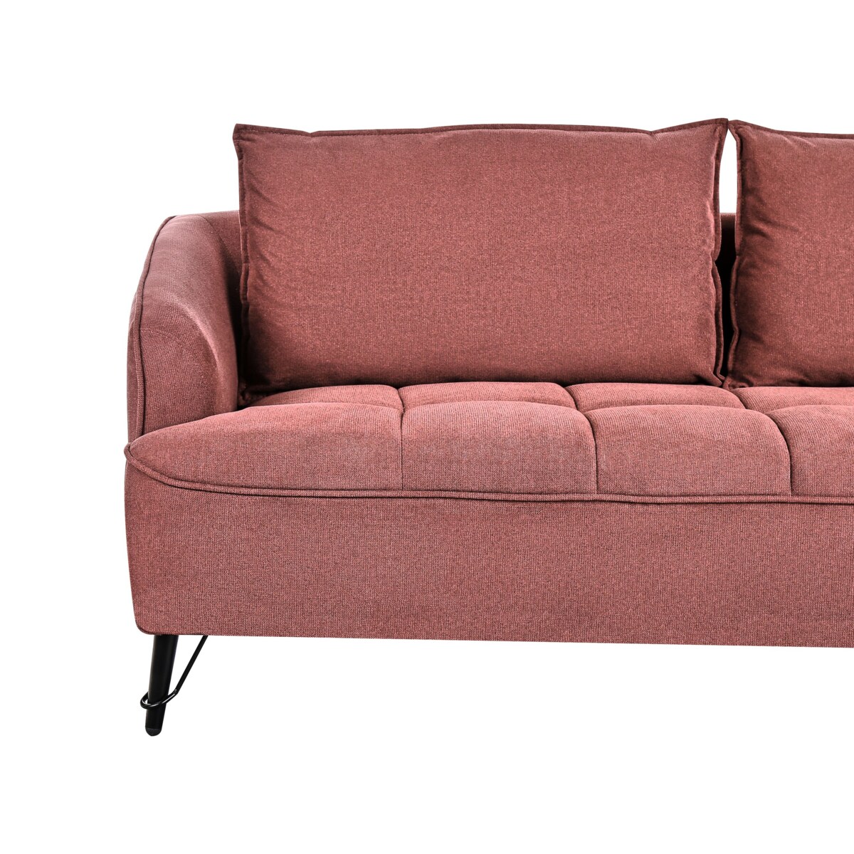 Komplet wypoczynkowy 5-osobowy burgundowy HOBRO