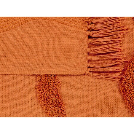Bawełniany koc 125 x 150 cm pomarańczowy KHARI