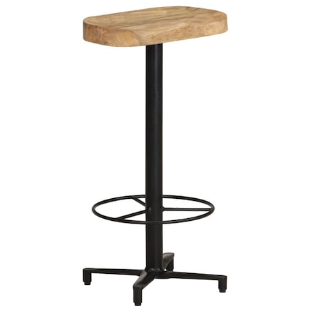 vidaXL Stołki barowe, 2 szt., 76 cm, lite drewno mango