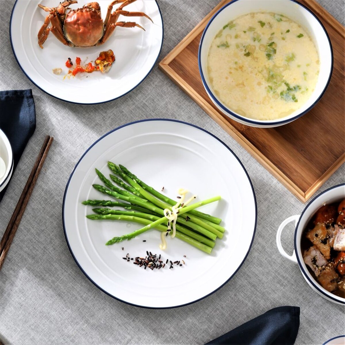 VILLA ITALIA Serwis obiadowy porcelanowy na 6 osób NOSTALGIA