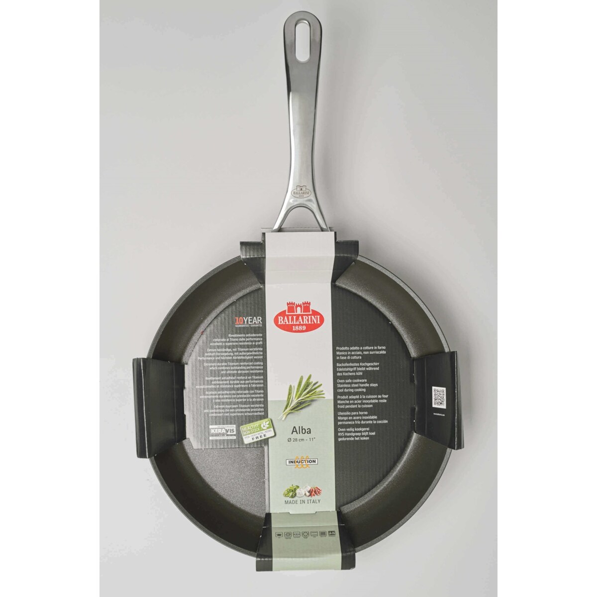 BALLARINI ALBA Tytanowa patelnia indukcyjna 32 cm