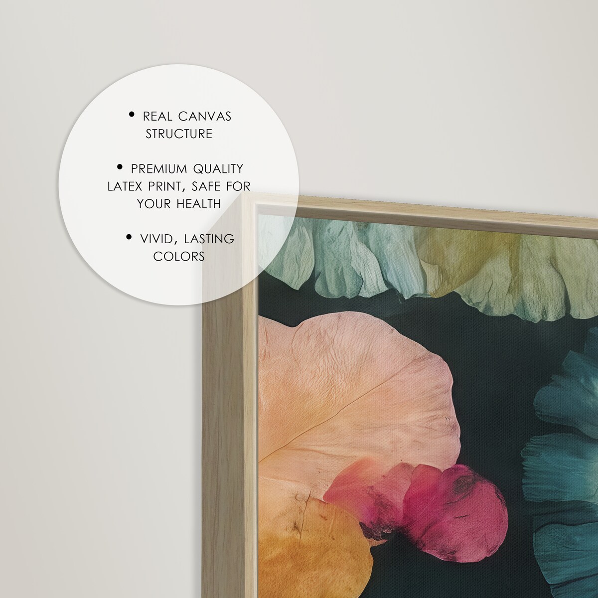 KNOR WALL ART obraz na płótnie w ramie canvas 60x90 Szmaragdowe oczko wodne