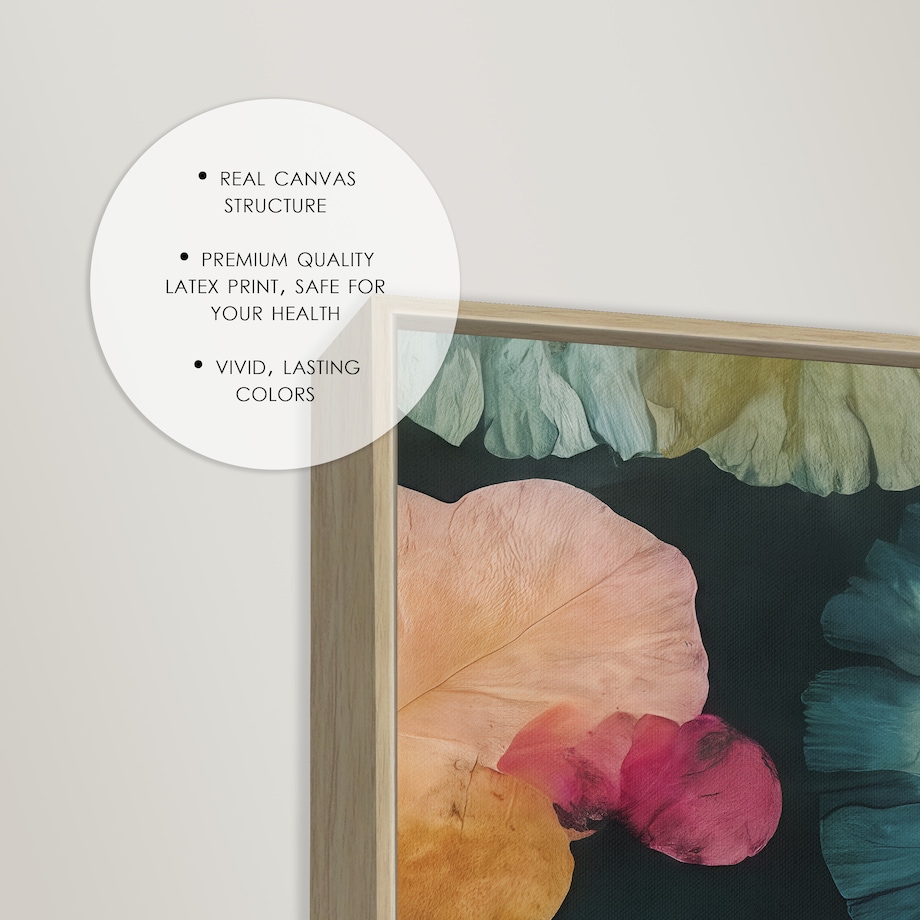 KNOR WALL ART obraz na płótnie w ramie canvas 60x90 Szmaragdowe oczko wodne