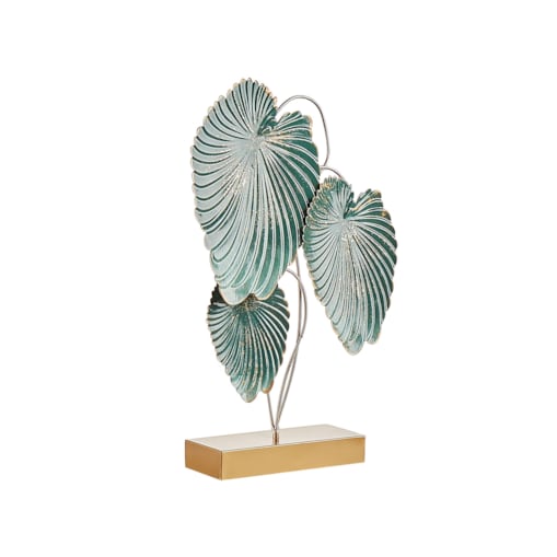 Figurka liście złoto-niebieska SODIUM