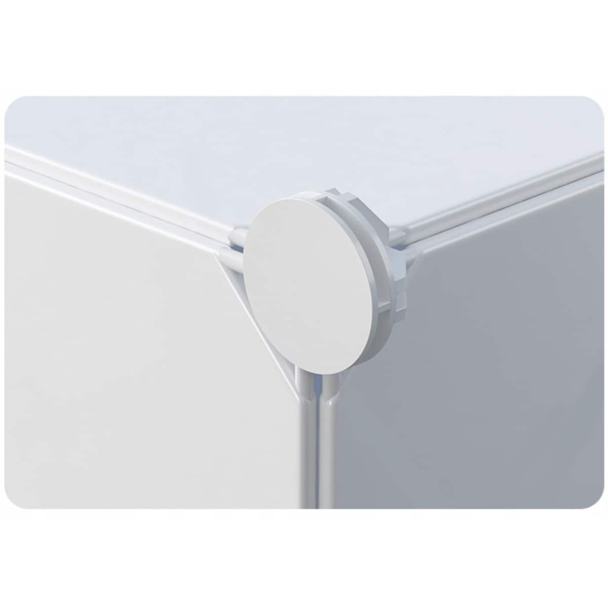 Szafa Modułowa Ubraniowa Geometric Garderoba Organizer Biała Duża Pojemna