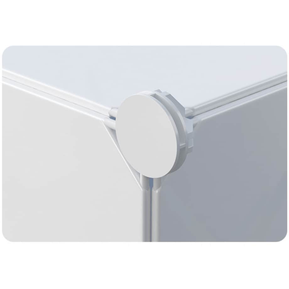 Szafa Modułowa Ubraniowa Geometric Garderoba Organizer Biała Duża Pojemna