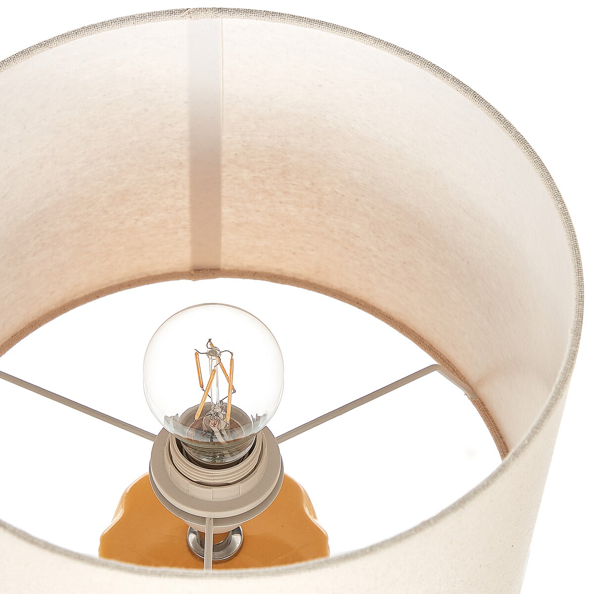 Lampa stołowa BALONNE Ceramika Żółty