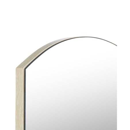 Lustro stojące z półką 35 x 150 cm jasne drewno CHERBOURG
