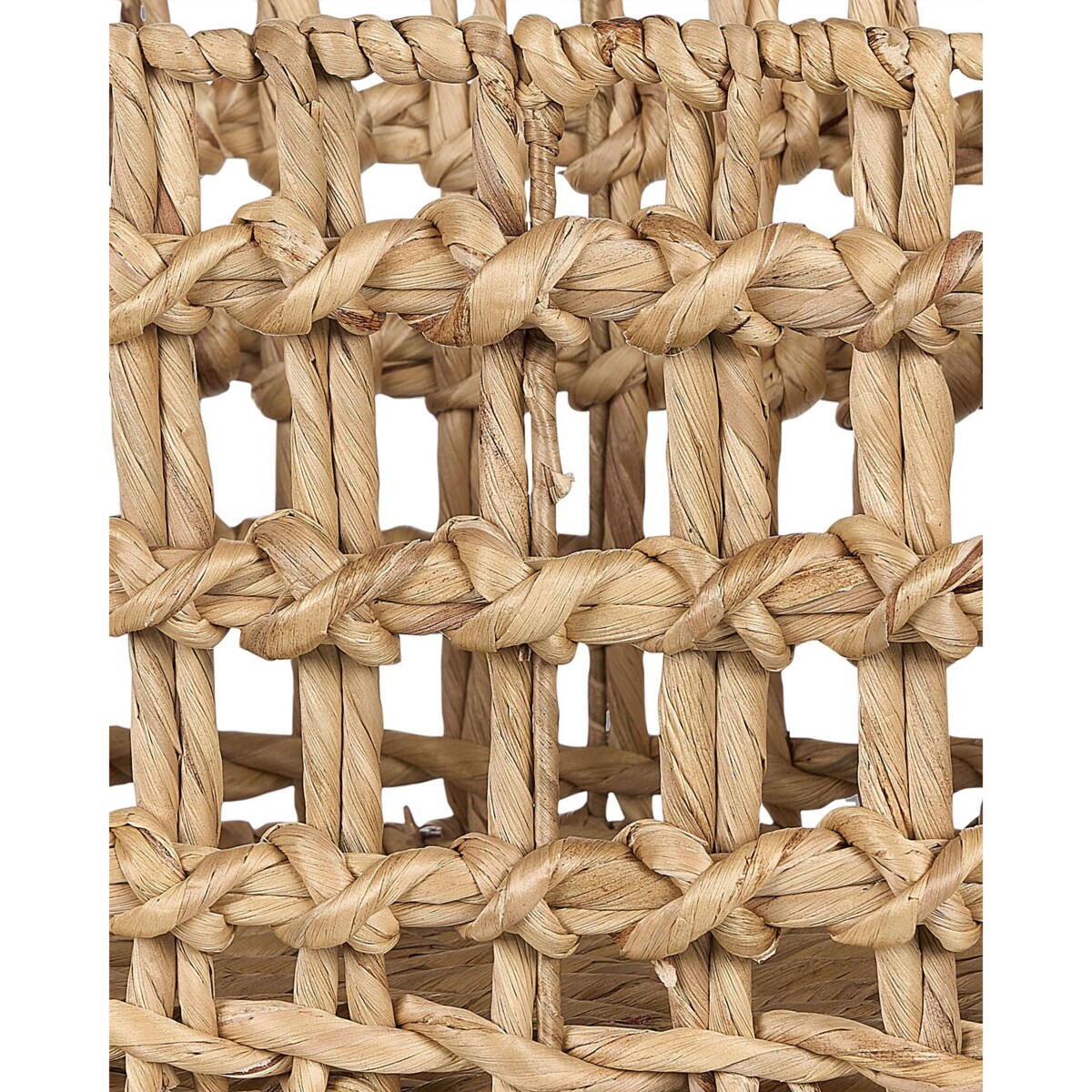 Zestaw 2 koszy z hiacyntu wodnego jasny DIAN