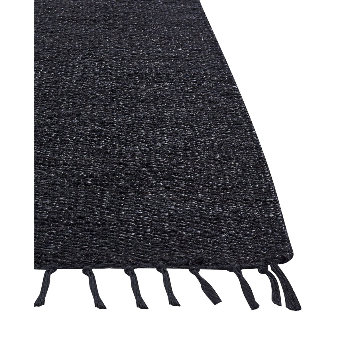 Dywan z juty 80 x 300 cm czarny SINANKOY