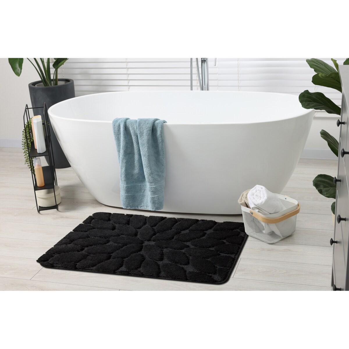 Dywan łazienkowy SUPREME STONES kamienie, 60x100 cm