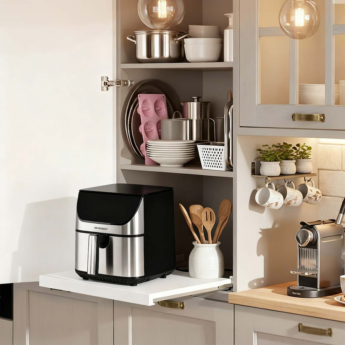 Frytkownica beztłuszczowa air fryer frytownica 8l Berdsen BD-659 1700W