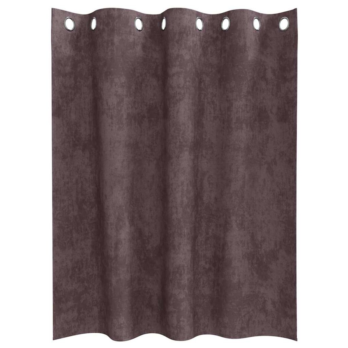 vidaXL Zasłona z zasłonami 2 pcs Brązowy 140 x 140 cm Aksamit