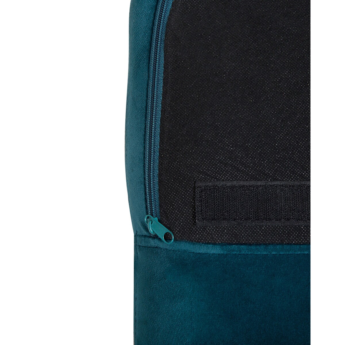 Fotel bujany welurowy niebieski ELLAN