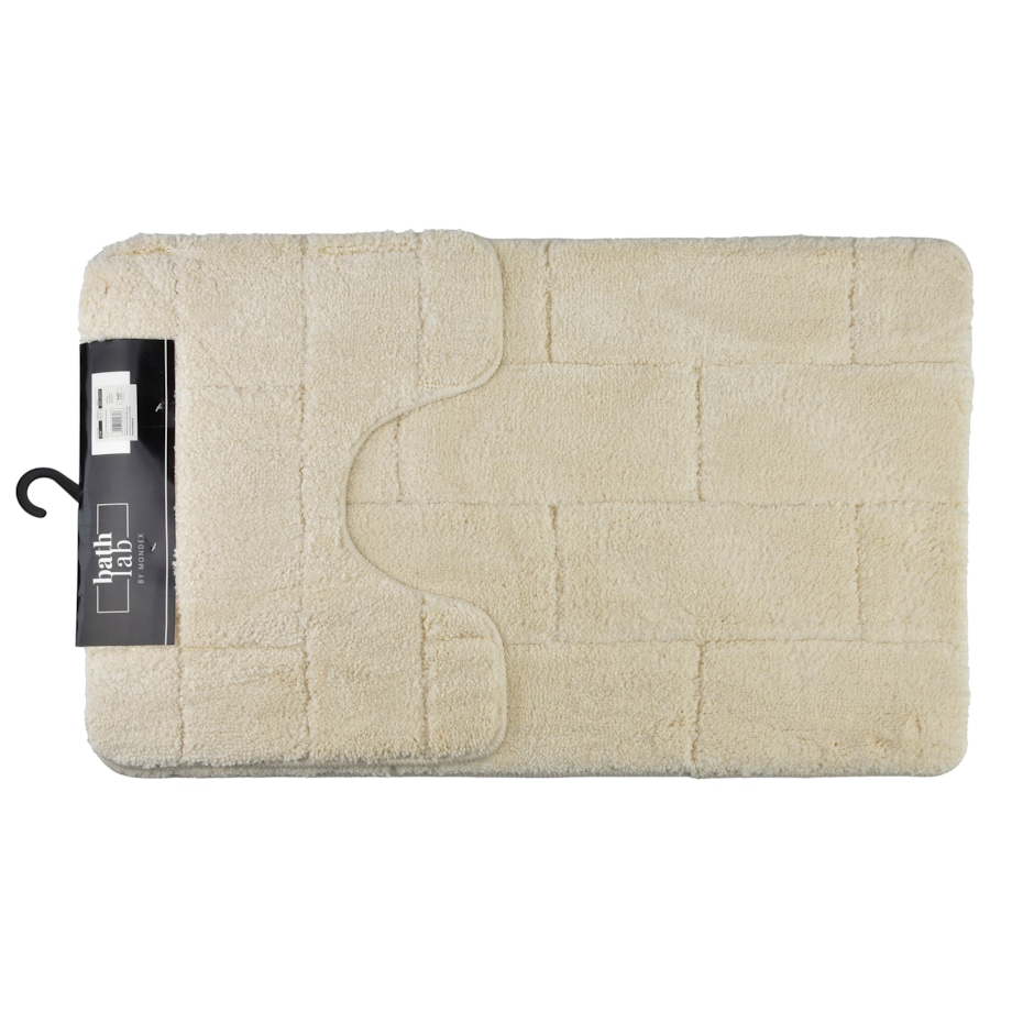 ZAC Komplet 2 Dywaników Łazienkowych 50x40/50x80cm kremowy