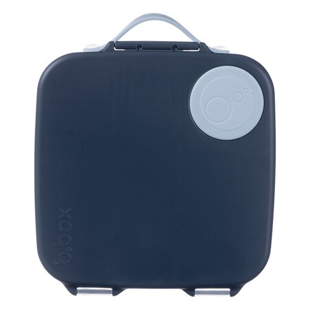 Lunchbox z przegródkami do szkoły i pracy - szczelna śniadaniówka z uchwytem i wkładem chłodzącym Midnight b.box