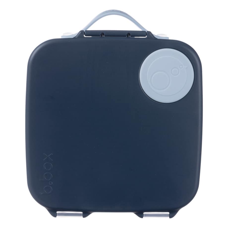 Lunchbox z przegródkami do szkoły i pracy - szczelna śniadaniówka z uchwytem i wkładem chłodzącym Midnight b.box