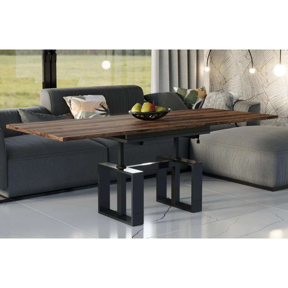 Ława rozkładana podnoszona EMPOLI 110(170)x65 dąb monastery