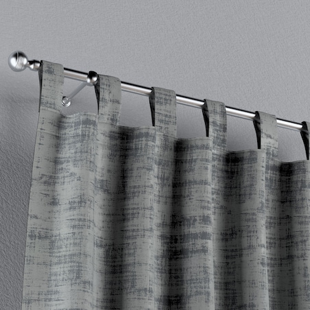 Zasłona na szelkach 1 szt. 130x260 szary beton