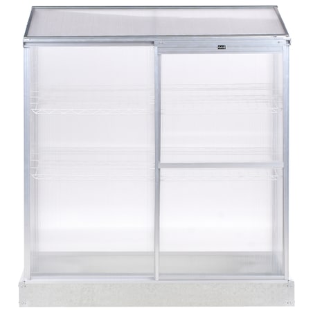 Szklarnia balkonowa LECCE Srebrny 59 cm