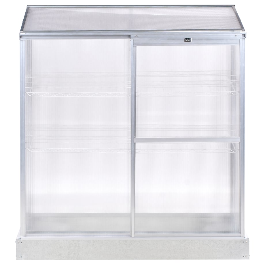 Szklarnia balkonowa LECCE Srebrny 59 cm