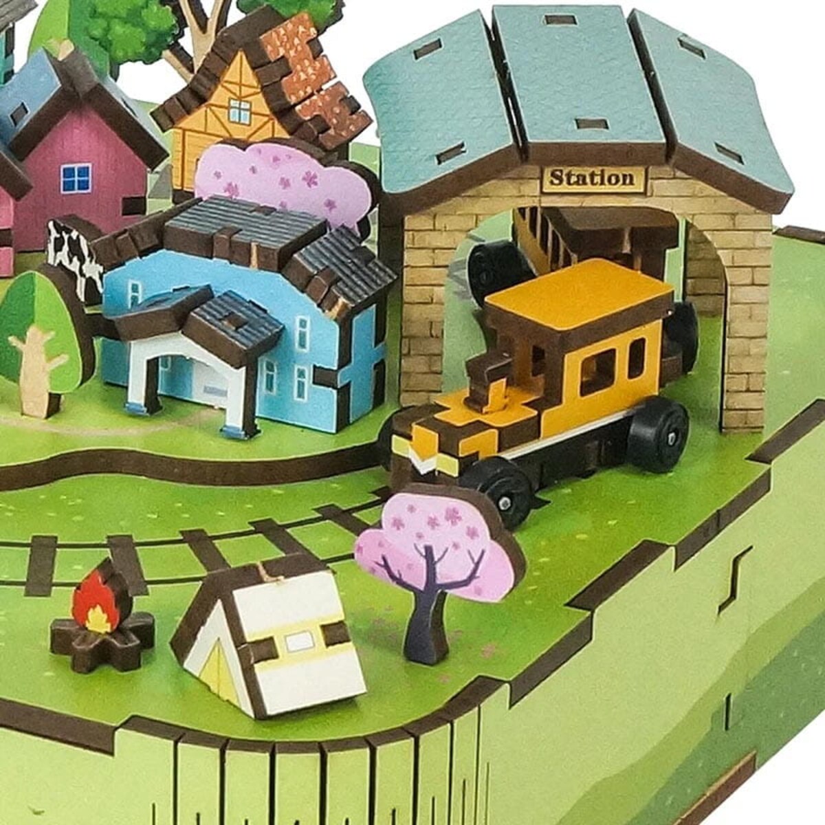 Miniaturowa pozytywka DIY - Wakacje u babci