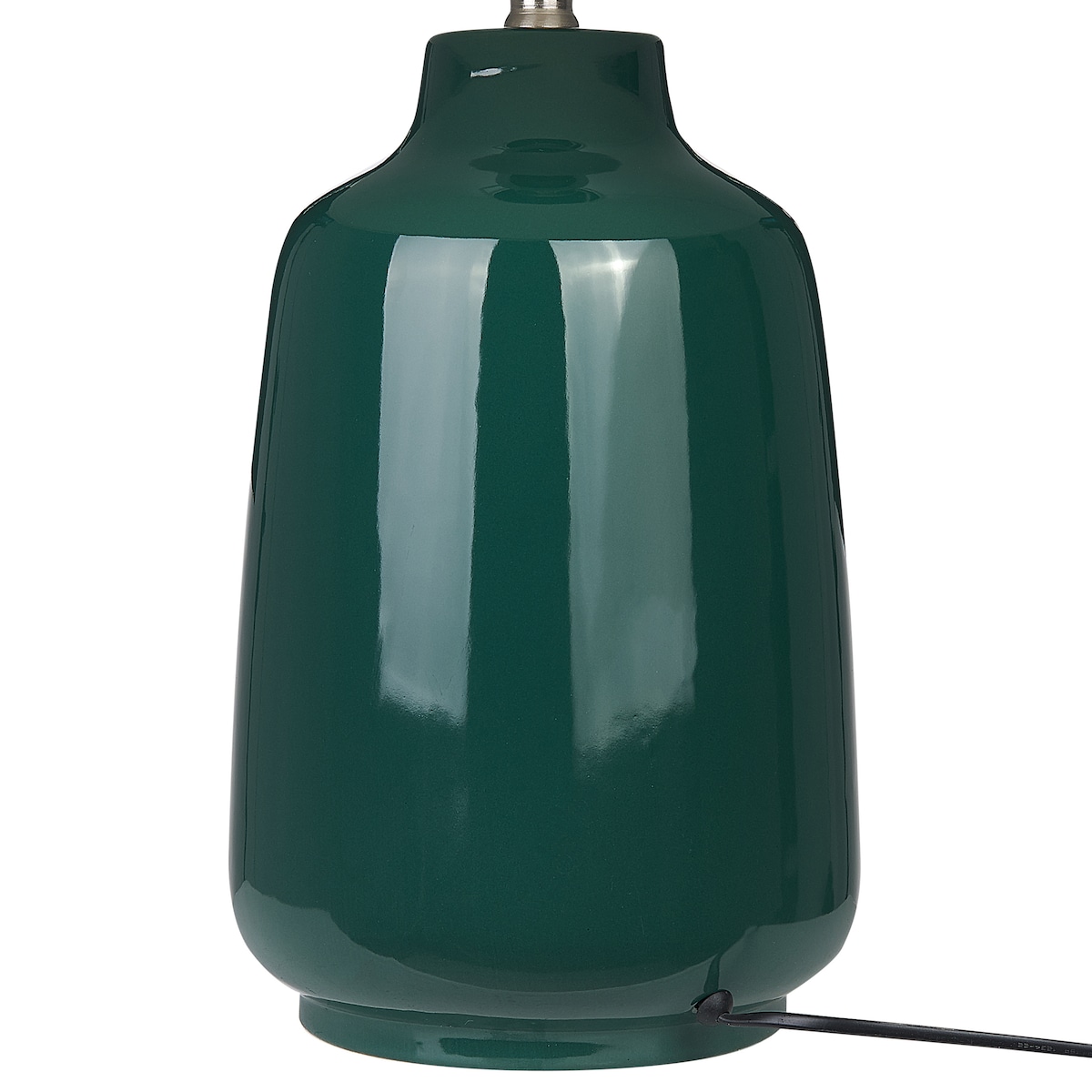 Lampa stołowa CARETA Ceramika Ciemnozielony