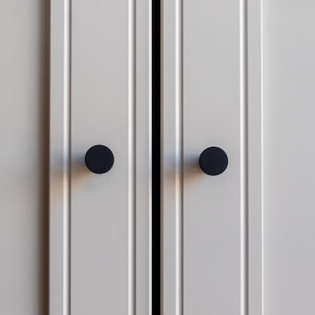 Gałka do mebli czarna uchwyt meblowy klasyczna loft do szafek szuflad