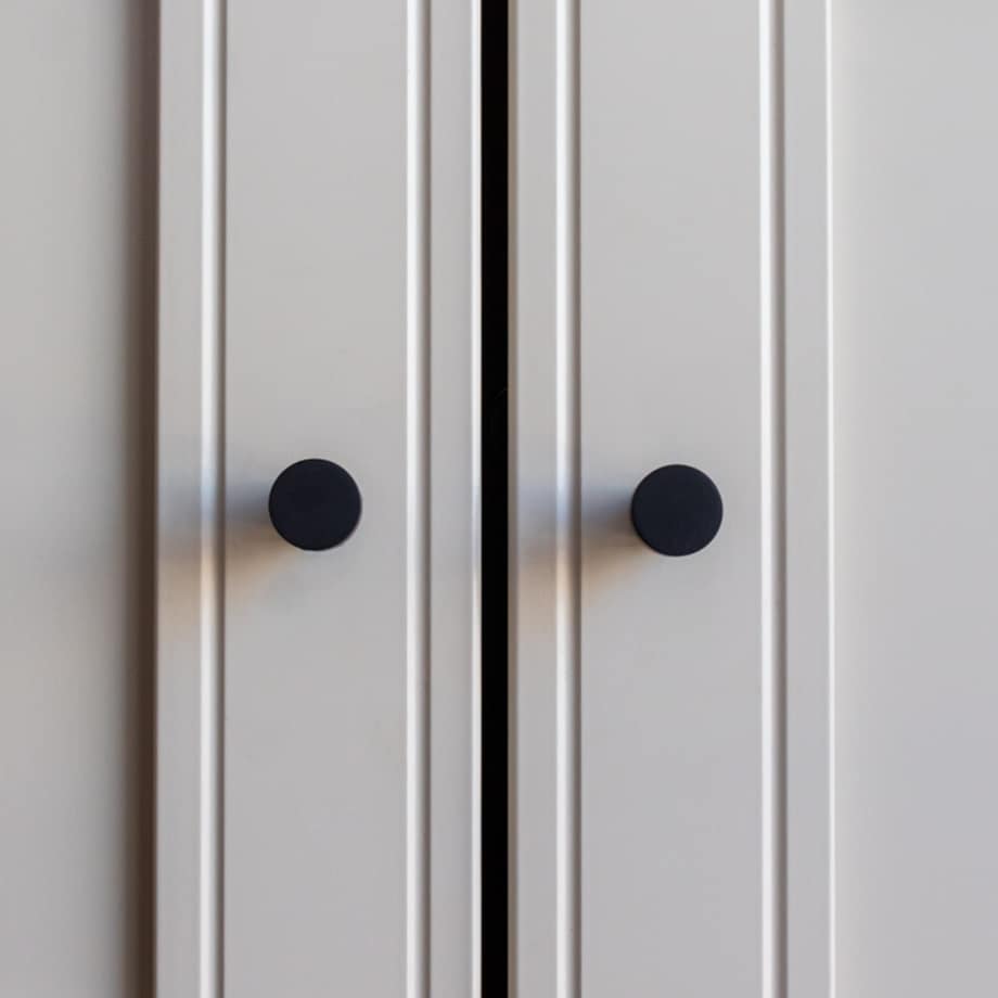 Gałka do mebli czarna uchwyt meblowy klasyczna loft do szafek szuflad