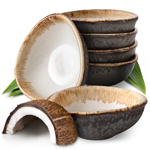 Konsimo PRIMA Miska 6 szt., jasnobeżowy