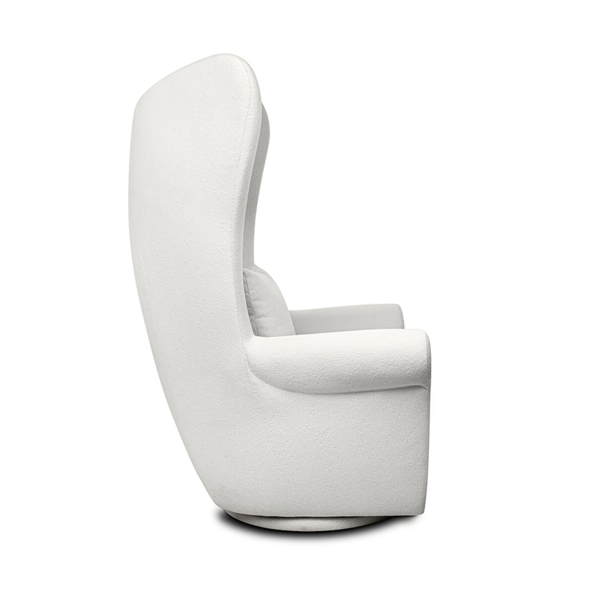 MaMaison fotel obrotowy GROSDOS biały / chenille
