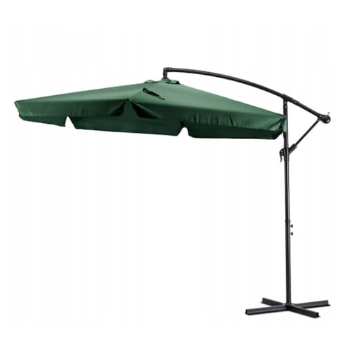 Parasol Ogrodowy Duży Składany na Taras Zielony + POKROWIEC AKRON 300cm