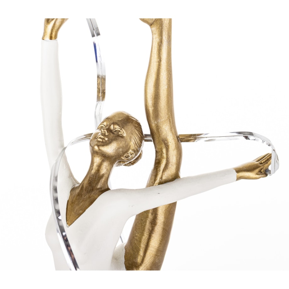 Dekoracja - gimnastyczka 20,5x14x7 cm GINNASTA z taśmą do ćwiczeń