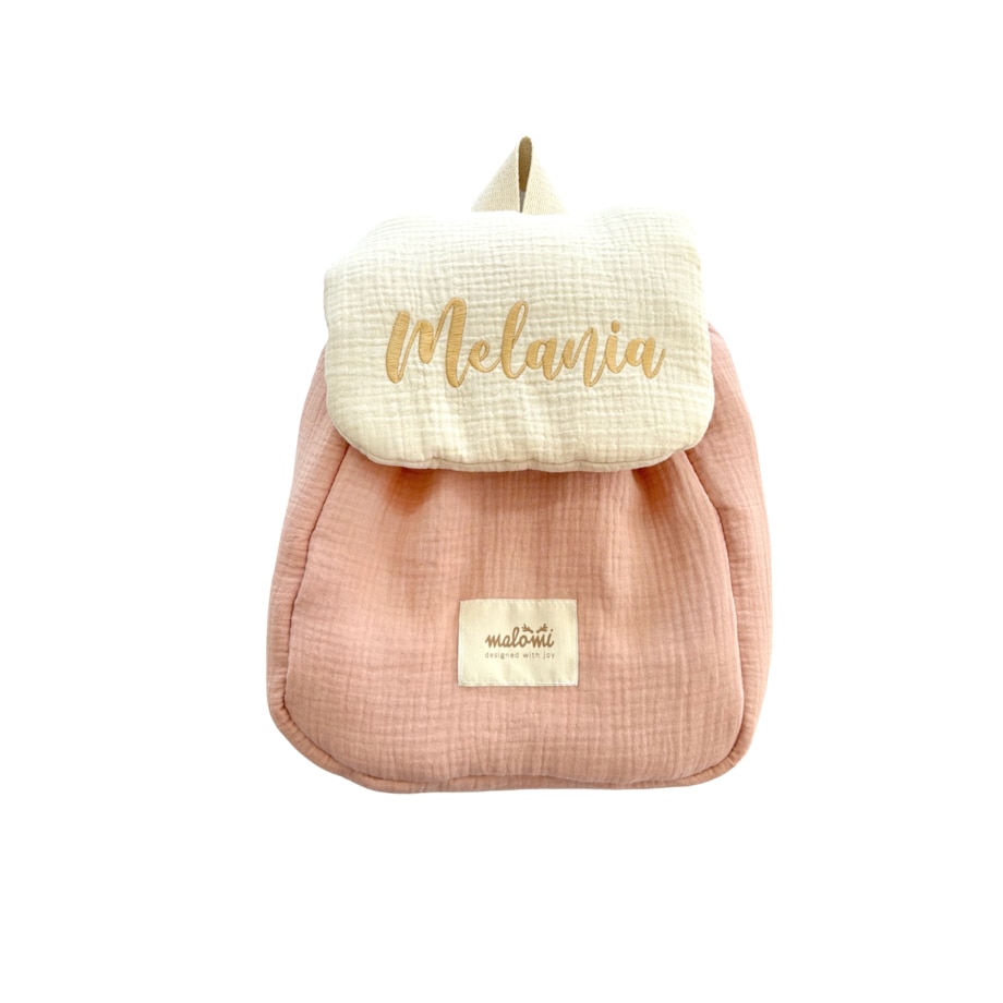 Plecak muślinowy pink
