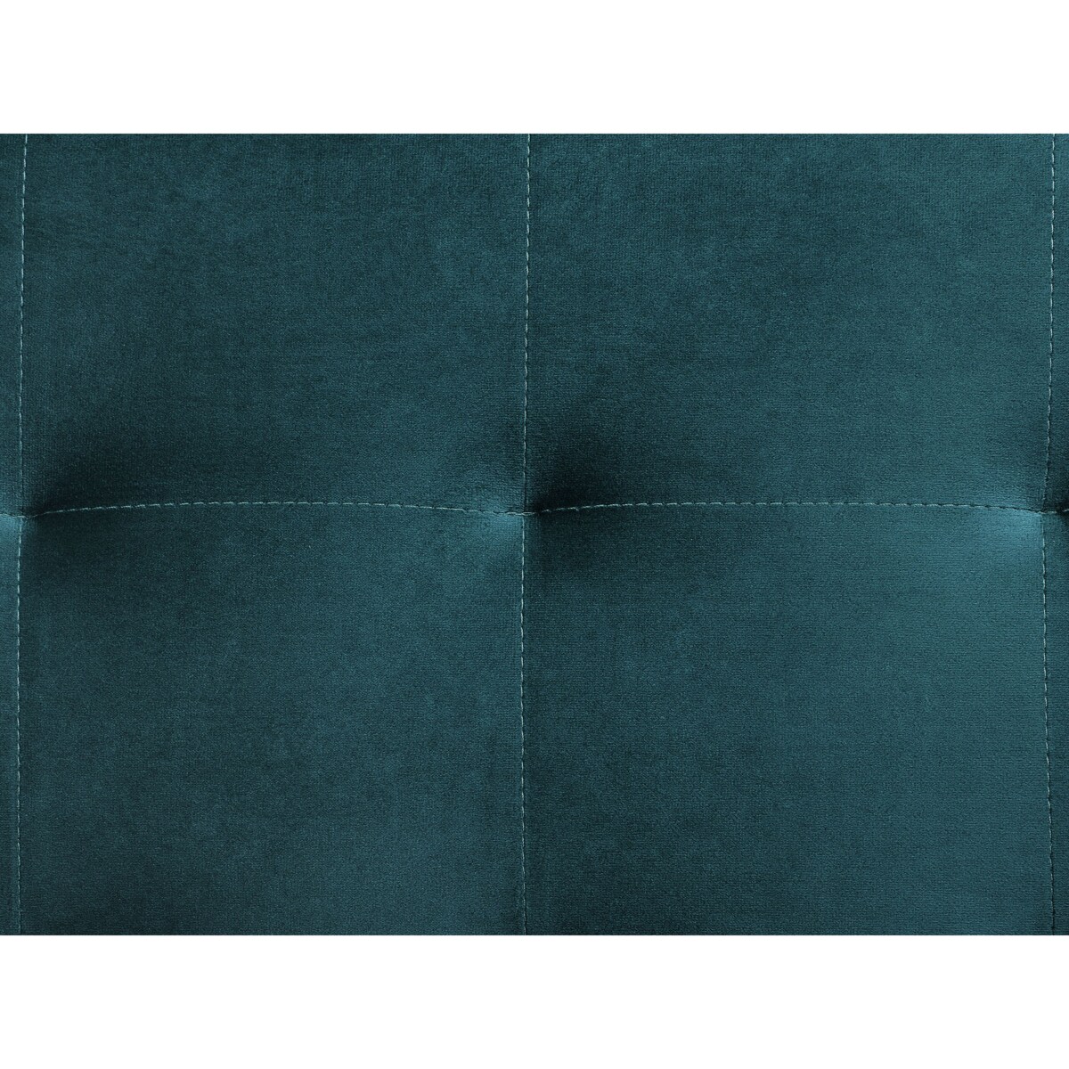 Narożnik rozkładany 4-osobowy welurowy lewostronny zielony ABERDEEN