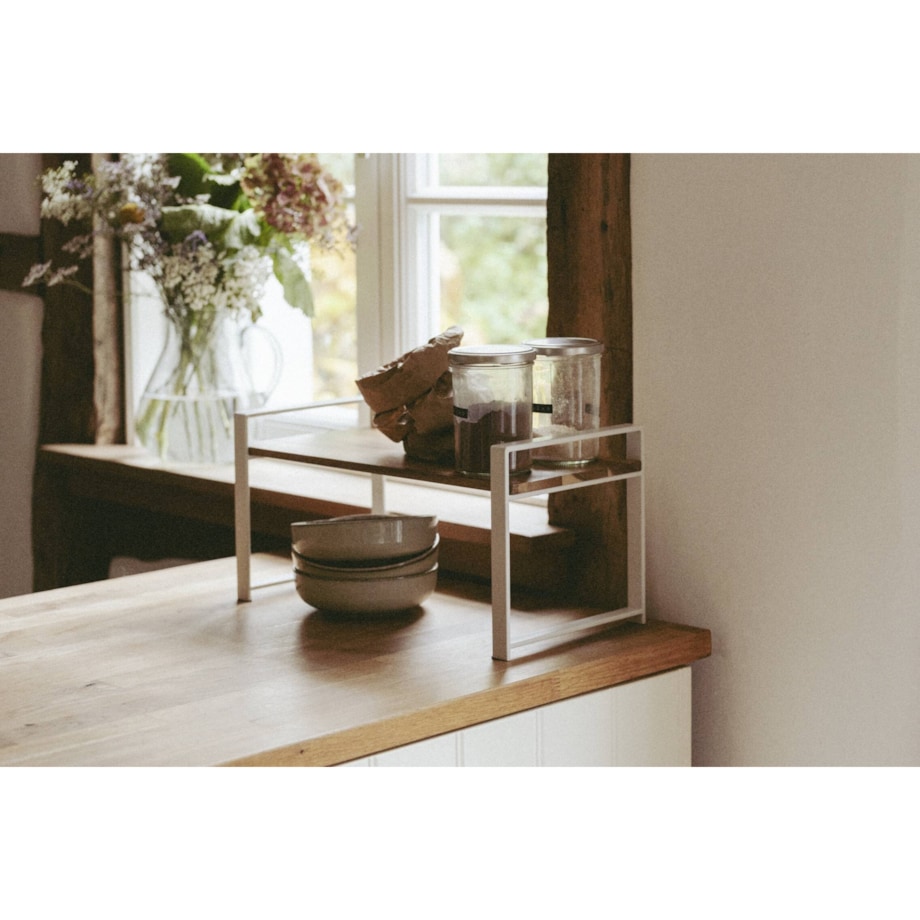 Półka kuchenna na blat LOUISA, drewno akacji