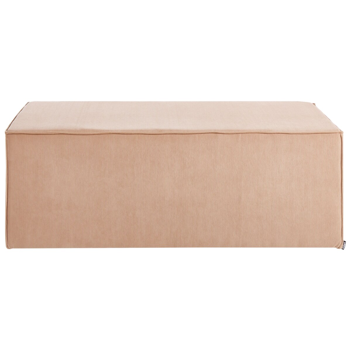 Puf sztruksowy beżowy VINITA