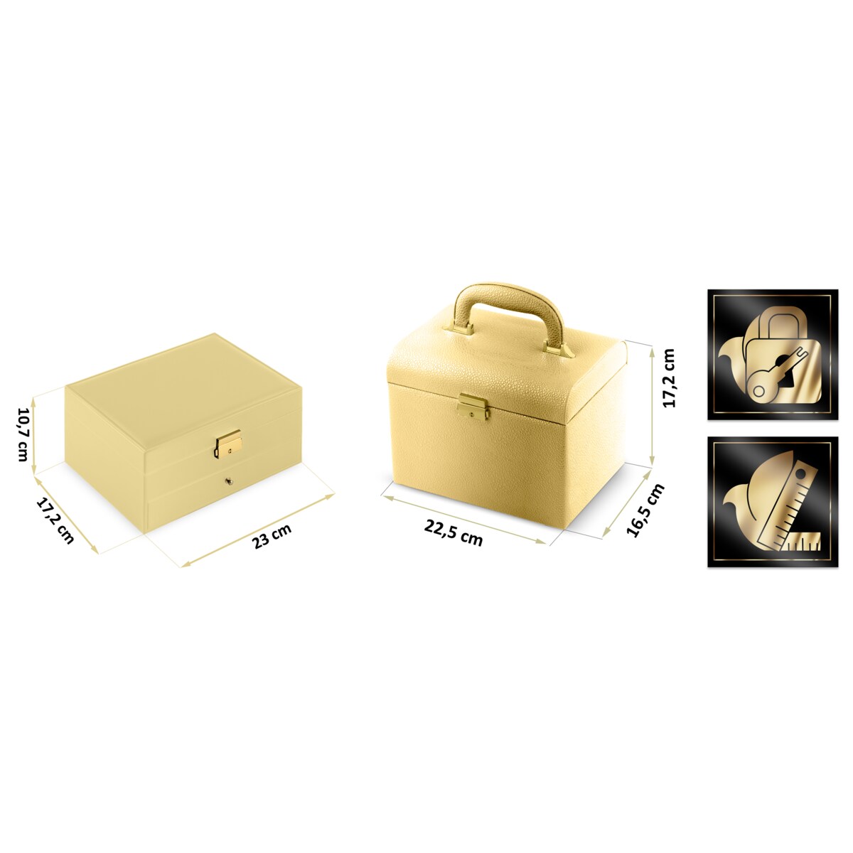 Organizer na kosmetyki skrzynka pudełko kuferek Massido