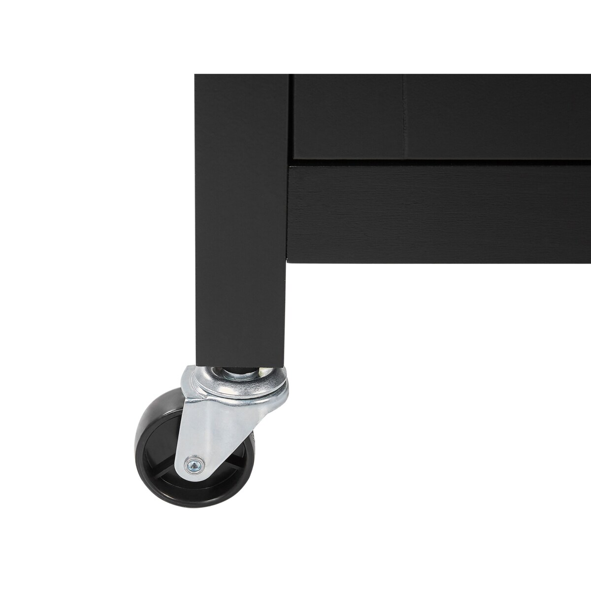 Wózek kuchenny z szufladą czarny SIENA