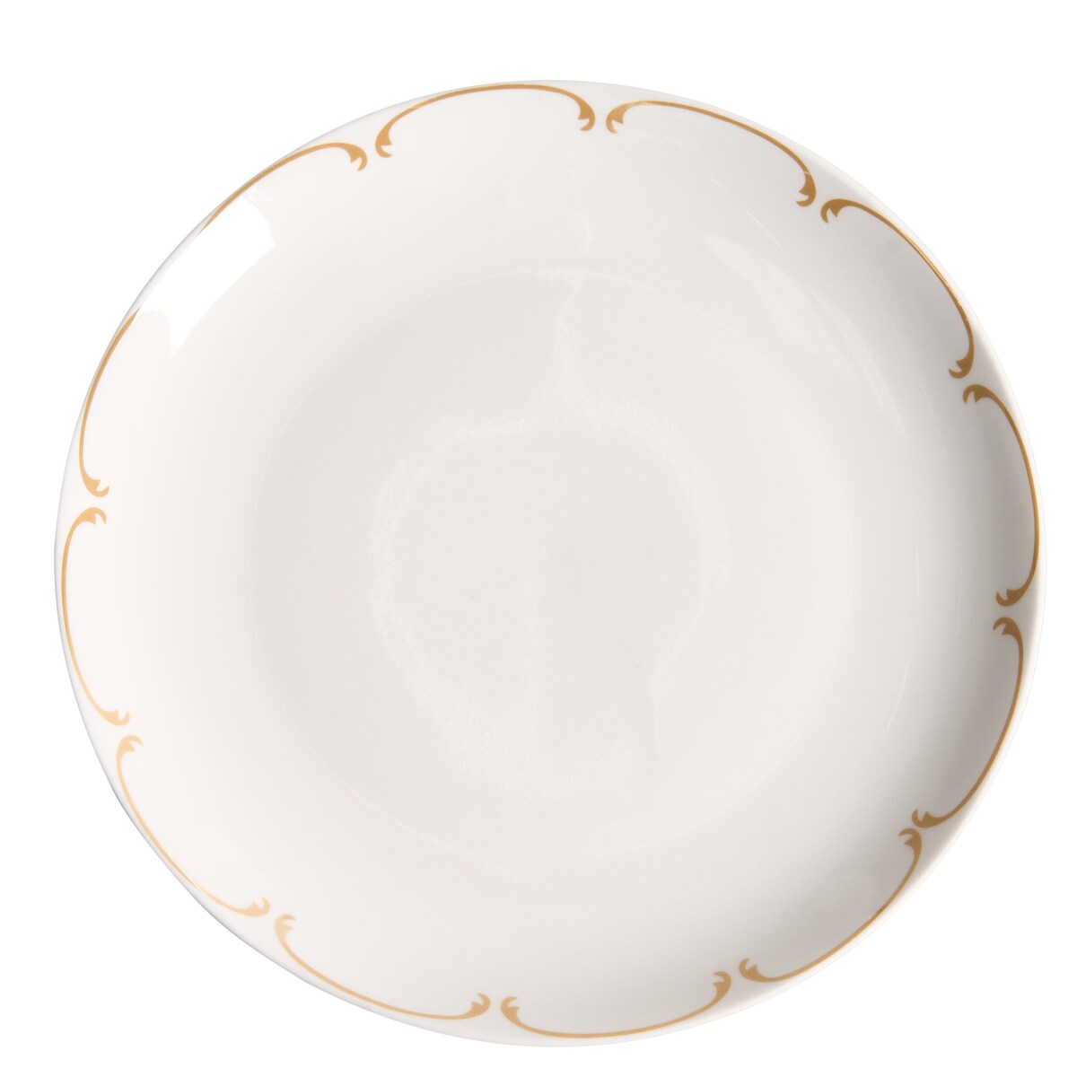 Zastawa stołowa 24-częściowa CHAROLI Porcelana Biały/ złoty
