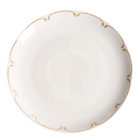 Zastawa stołowa 24-częściowa CHAROLI Porcelana Biały/ złoty