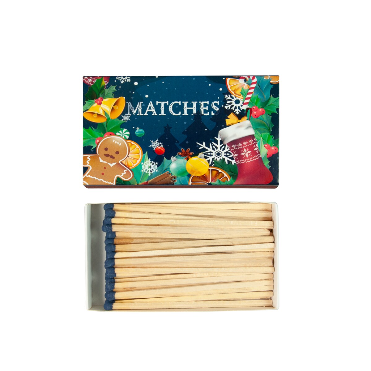 Zapałki długie Wieniec świąteczny 50 szt.