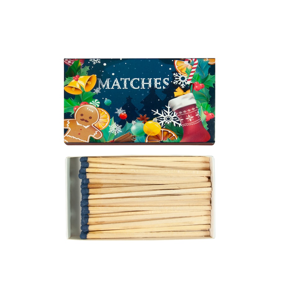 Zapałki długie Wieniec świąteczny 50 szt.