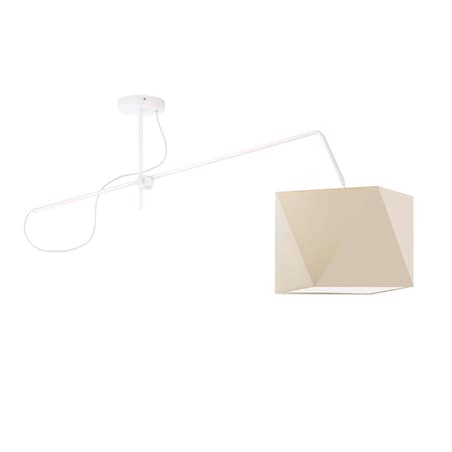 Lampa wisząca przegubowa sufitowa regulowana z abażurem diament MODERN
