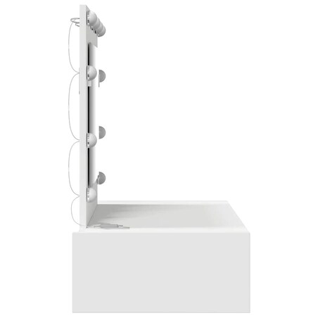 vidaXL Toaletka Biały 83 x 40 x 70 cm Materiał drewnopochodny