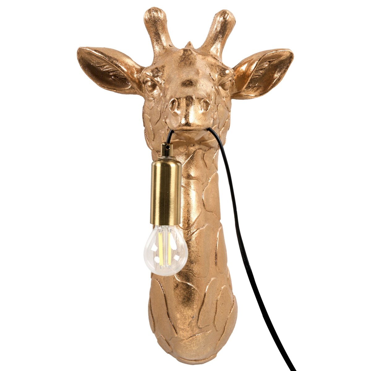 Lampa ścienna Żyrafa MERLIN Złoty