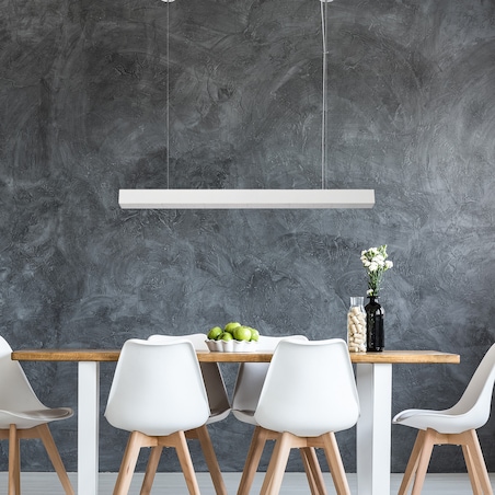 Lampa sufitowa wisząca Light Prestige Mira biały LED 2700K-6500K (SMART) 1 szt.