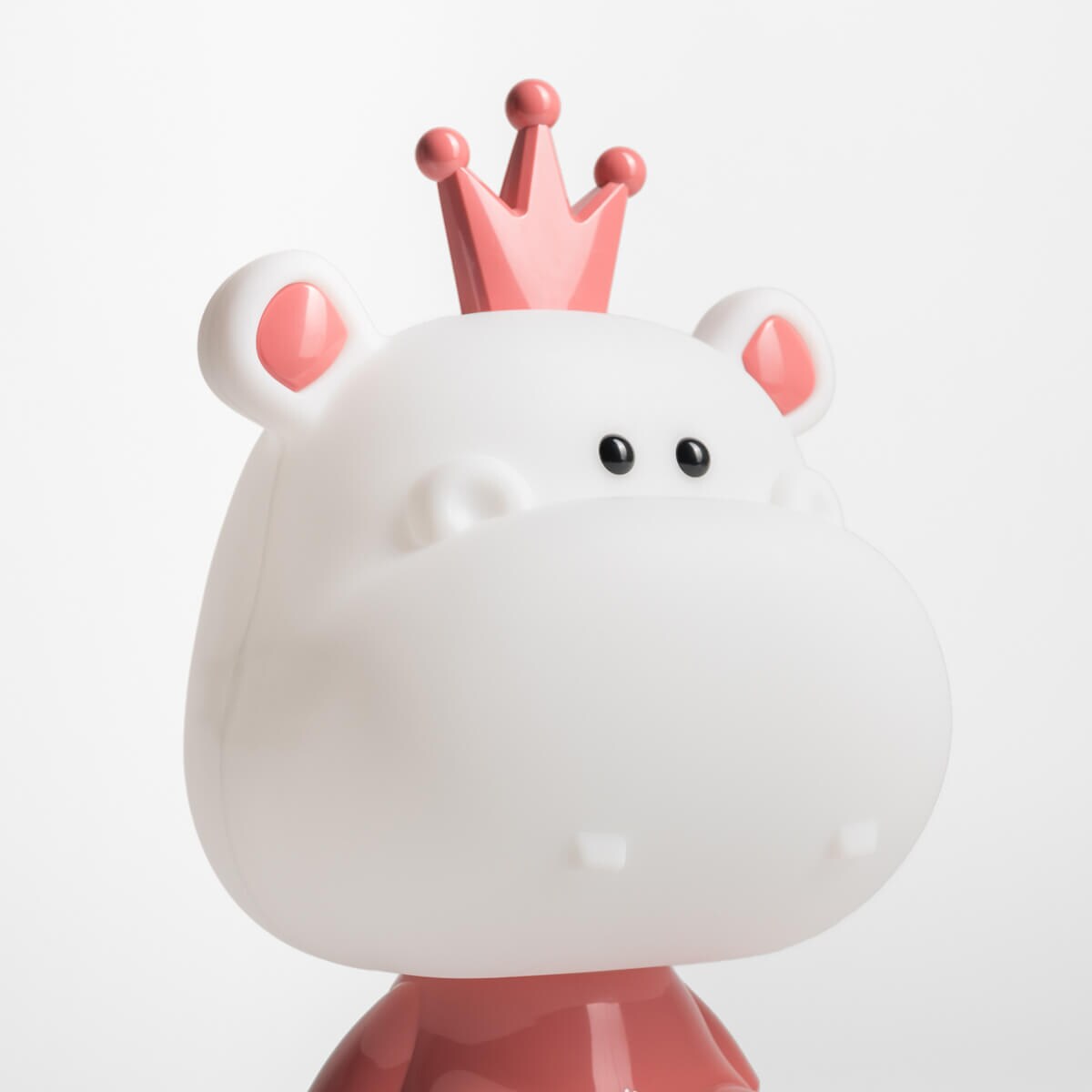 Stołowa lampka dekoracyjna Hippo KDR-613B-PK Zumaline LED 3W 4000K różowa biała