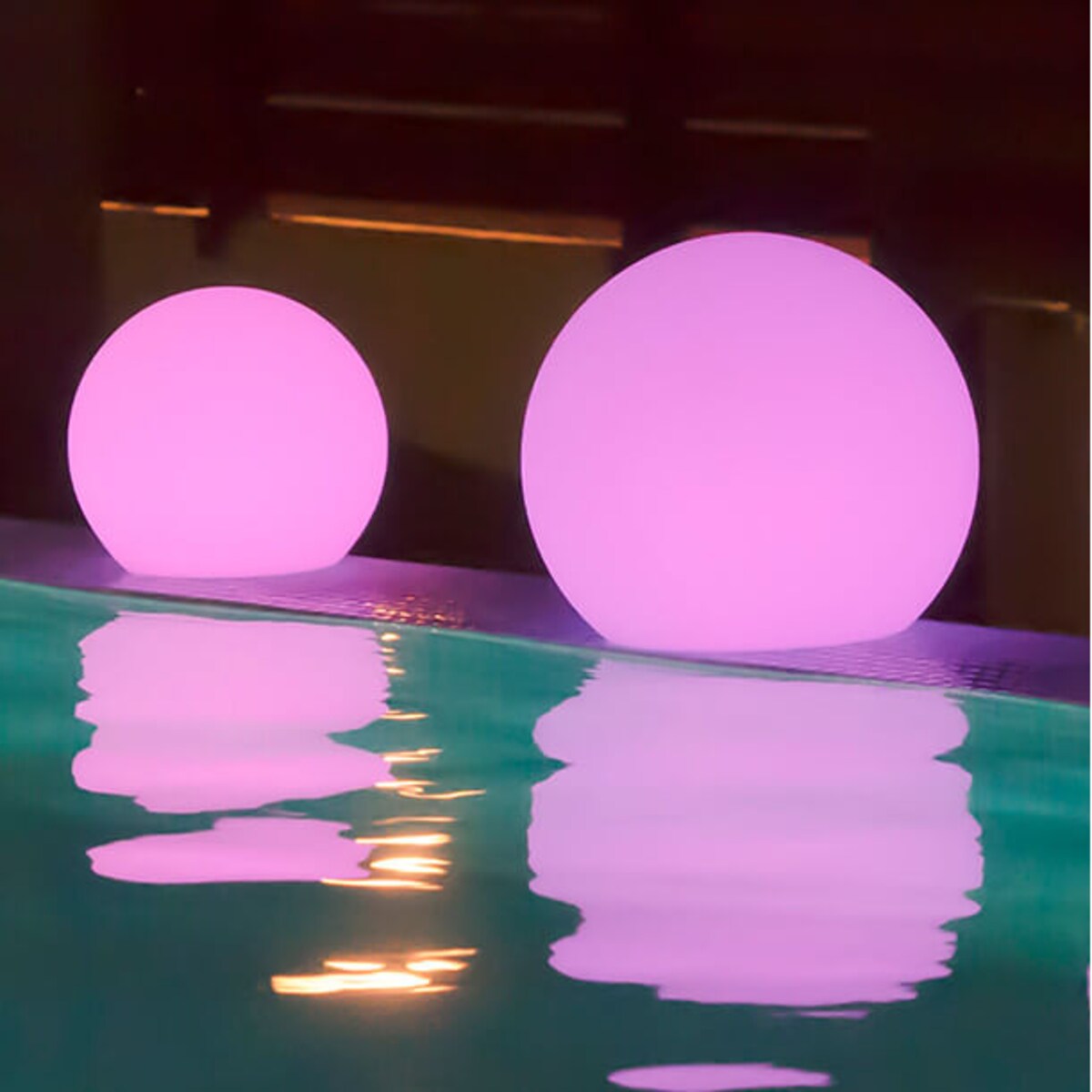 Stojąca lampa na taras Buly LUMBL060SSNW King Home LED 1W 3000-6500K IP65 biała