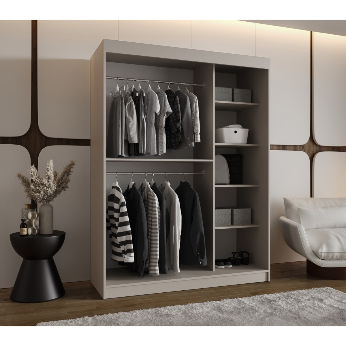 Szafa przesuwna MOKA 150 kaszmir